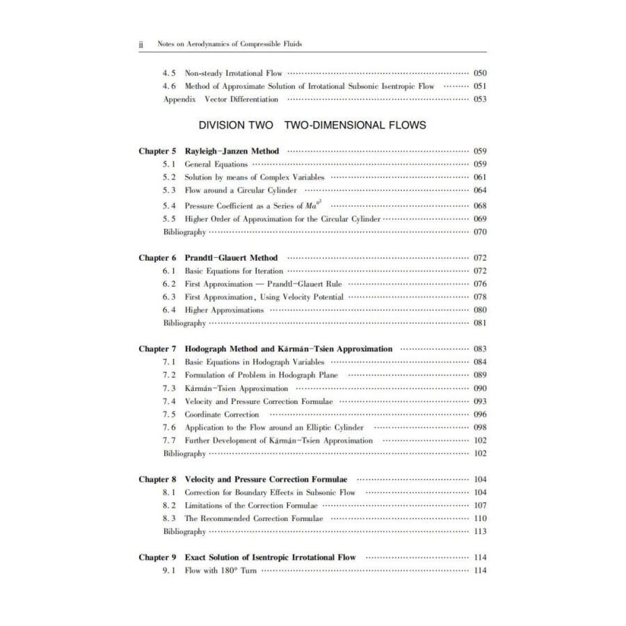 Sample pages of Notes on Aerodynamics of Compressible Fluids (ISBN:9787313260666)