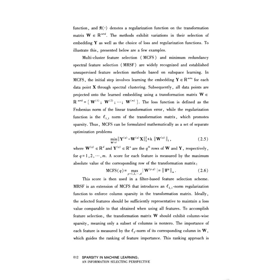 Sample pages of Sparsity in Machine Learning: An Information Selecting Perspective (ISBN:9787567246553)