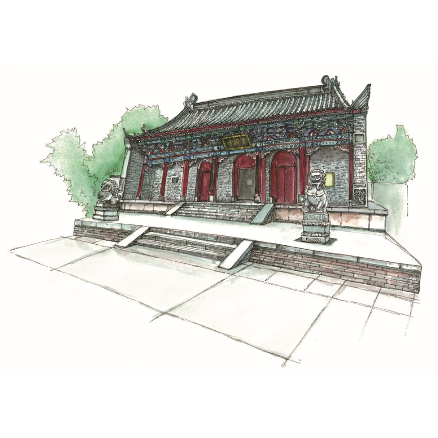 Sample pages of Hand-Drawn Classic Travel Landmarks: Ancient Chinese Temples (ISBN:9787514620689)