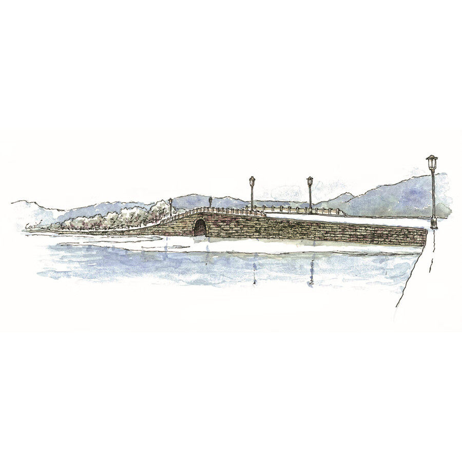Sample pages of Hand-Drawn Classic Travel Landmarks: Ancient Chinese Bridges (ISBN:9787514620672)