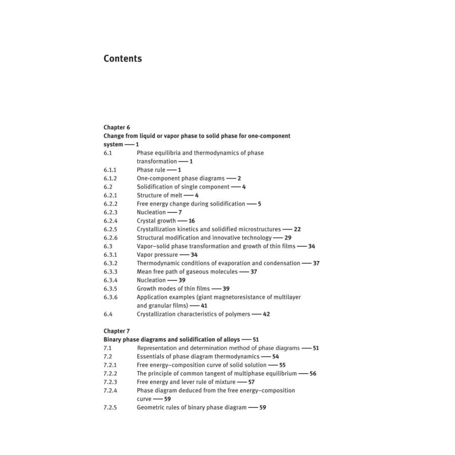 Sample pages of Fundamentals of Materials Science (Vol. II) (ISBN:9787313249142)