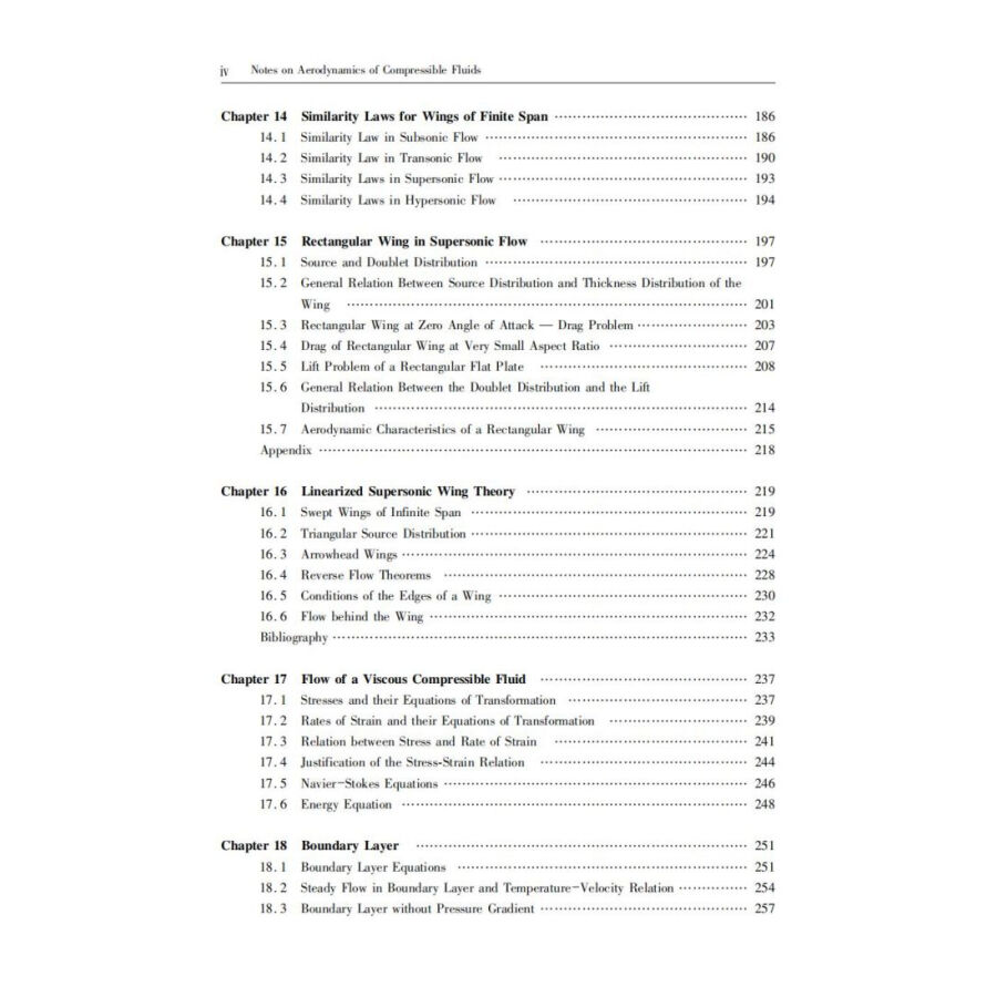Sample pages of Notes on Aerodynamics of Compressible Fluids (ISBN:9787313260666)