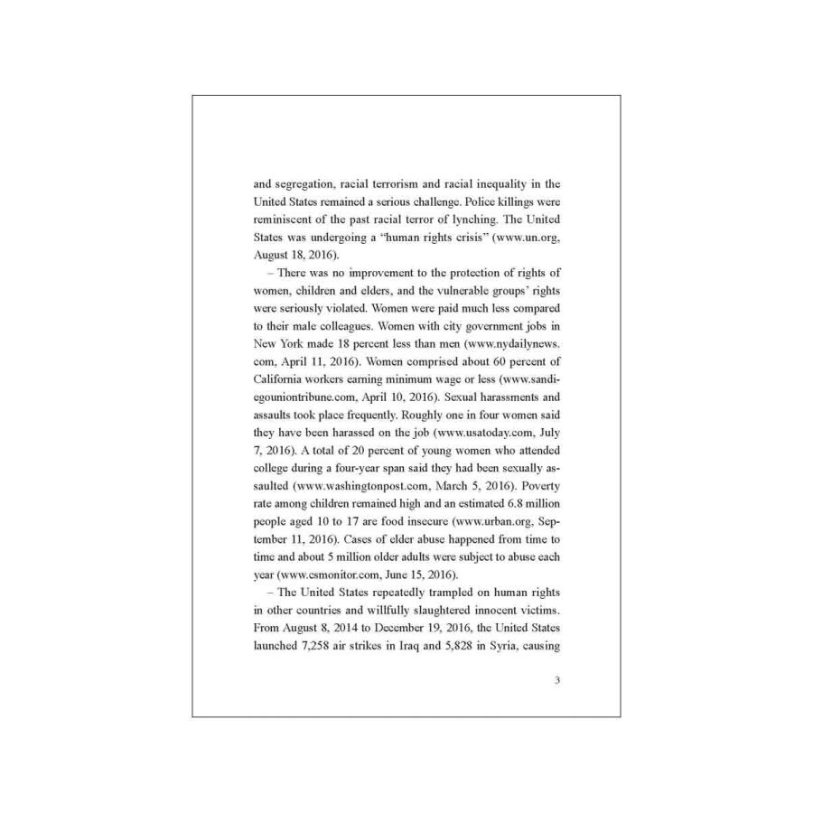 Sample pages of Human Rights Record of the United States in 2016 (ISBN:9787508536156)