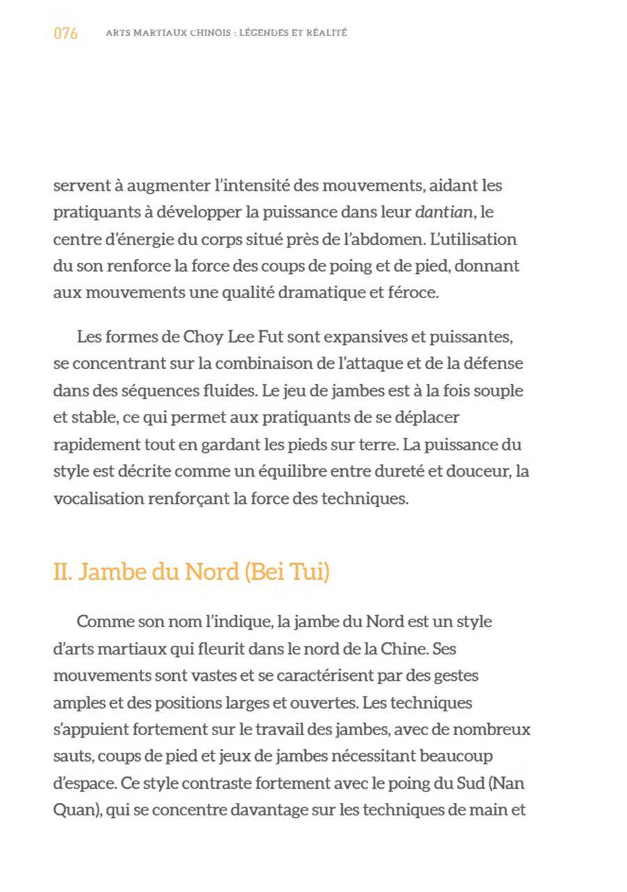 Sample pages of Arts Martiaux Chinois - légende et réalité (ISBN:9787513828512)