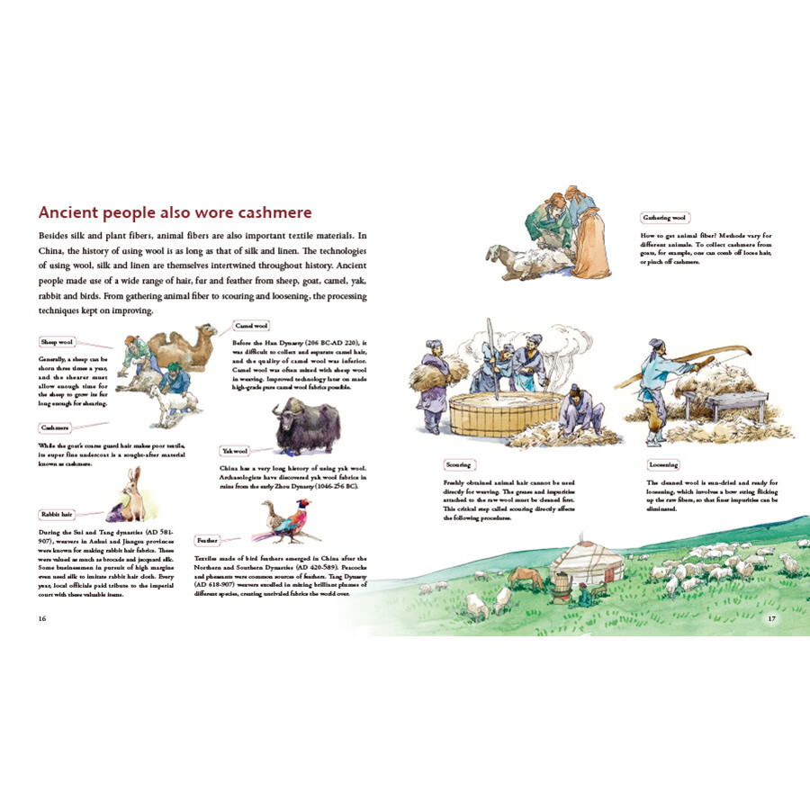Sample pages of Illustrated History of Chinese Science & Technology: The Story of Textile (ISBN:9787508550510)
