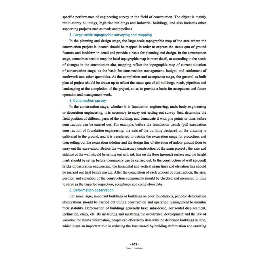 Sample pages of Serial Textbook for the Architecture and Civil Engineering Along "the Belt and Road": Building Engineering Surveying (ISBN:9787112273508)