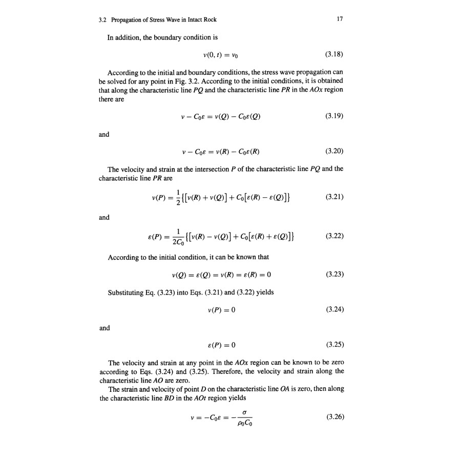 Sample pages of The Method of Characteristics for Stress Wave Propagation in the Rock Mass (ISBN:9787030779588)