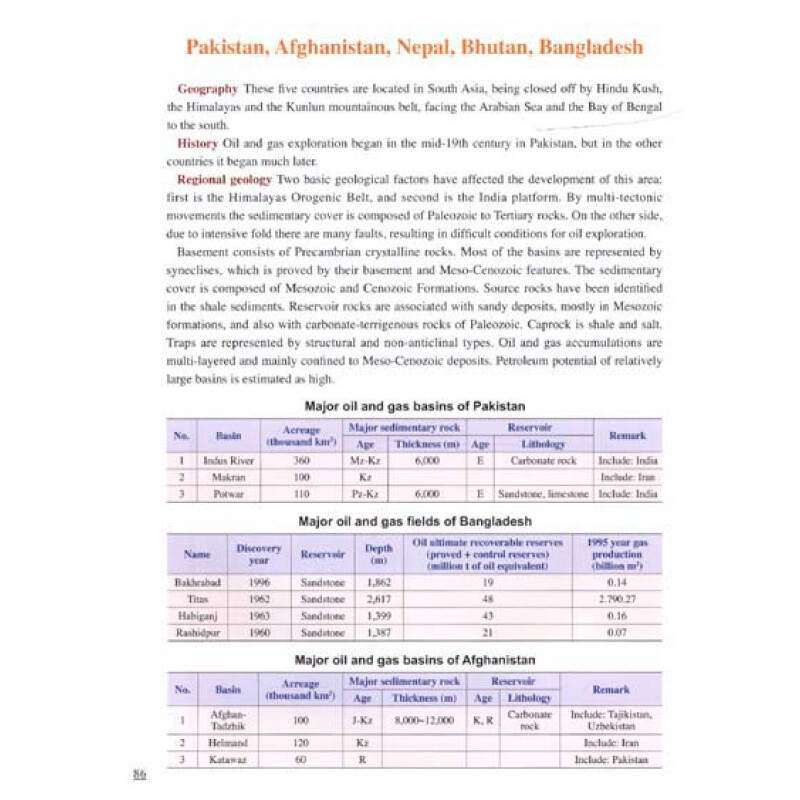 Sample pages of World Atlas of Oil and Gas Basins (ISBN:9787502174194)