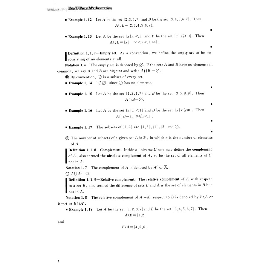 Sample pages of Pre-U Pure Mathematics (ISBN:9787568408523)
