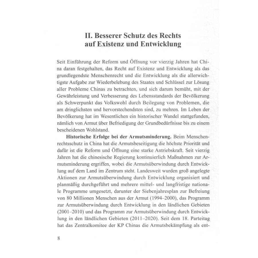 Sample pages of Fortschritte in der Entwicklung der Menschenrechte in China in den vierzig Jahren der Reform und Öffnung (ISBN:9787119117874)