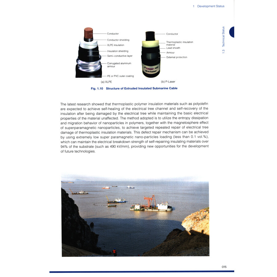 Sample pages of Series Reports of Global Energy Interconnection Key Technology: The Development Roadmap of High Voltage and Large Capacity DC Submarine Cable Technology (ISBN:9787519848828)