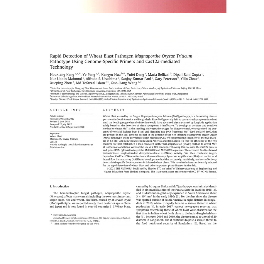 Sample pages of Engineering Tenth Anniversary Paper Highlights Vol 3 (ISBN:9787040643336)