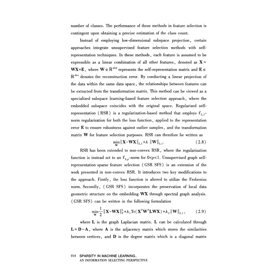 Sample pages of Sparsity in Machine Learning: An Information Selecting Perspective (ISBN:9787567246553)