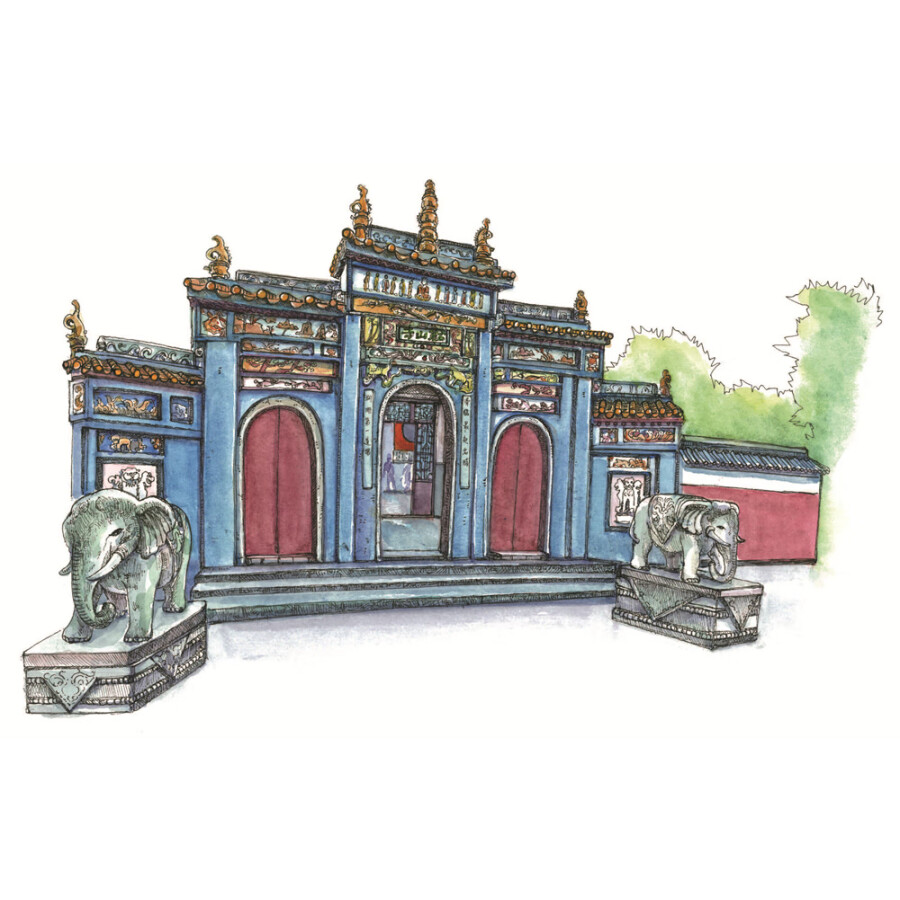 Sample pages of Hand-Drawn Classic Travel Landmarks: Ancient Chinese Temples (ISBN:9787514620689)