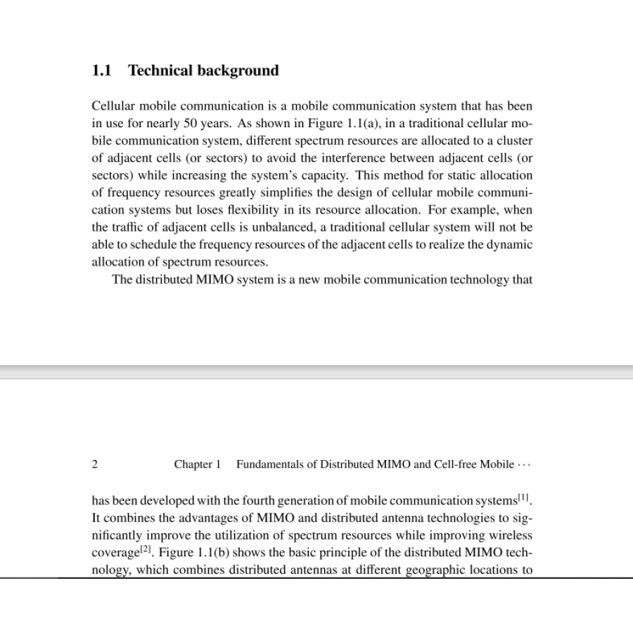 Sample pages of Distributed MIMO and Cell-Free Mobile Communication (ISBN:9787030664532)