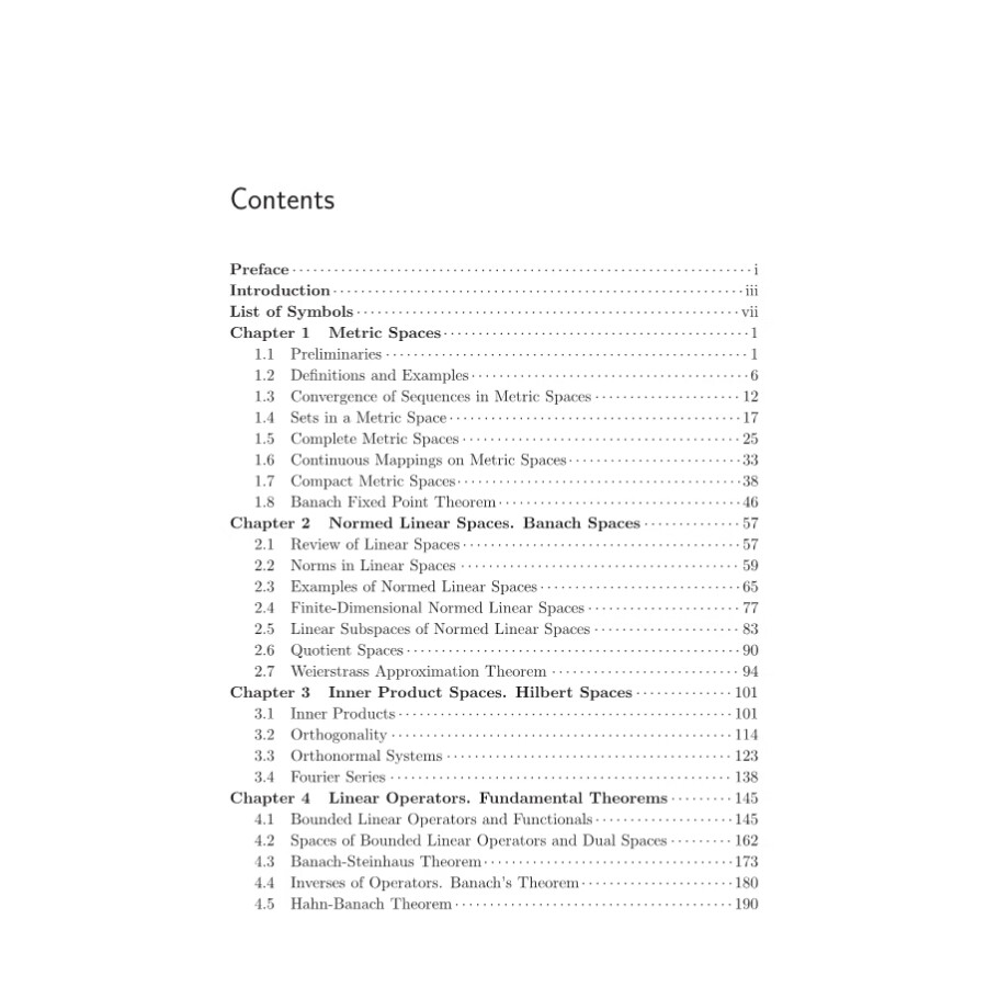 Sample pages of Functional Analysis An Introduction (Second Edition) (ISBN:9787030614766)