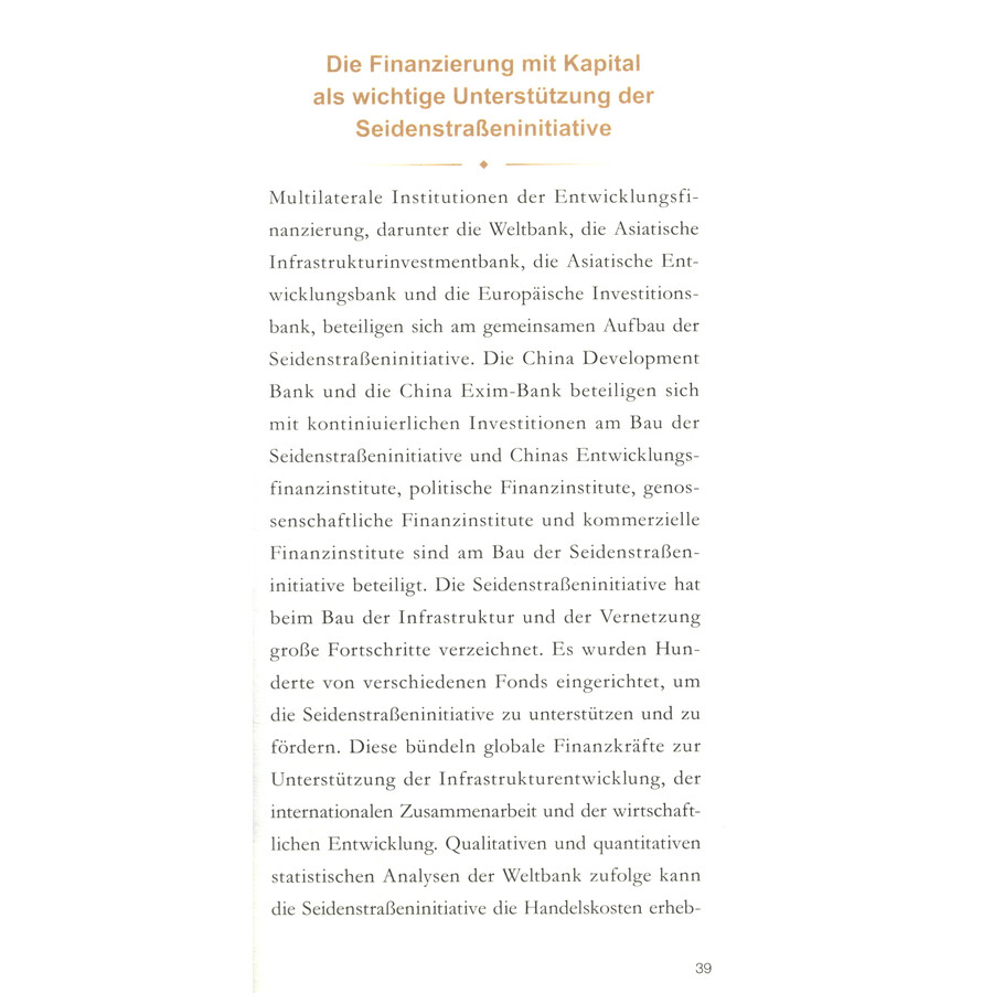 Sample pages of Zehn Jahre Seidenstraßeninitiative Welchen Nutzen hat Sie der Welt Gebracht? (ISBN:9787119135793)