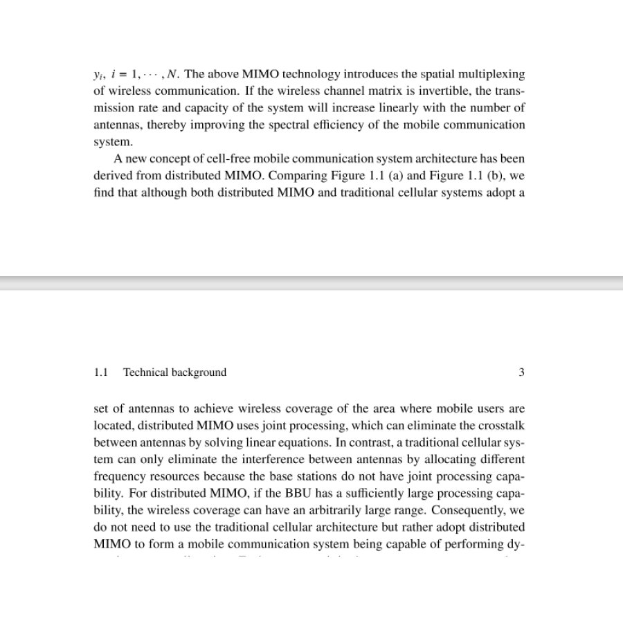Sample pages of Distributed MIMO and Cell-Free Mobile Communication (ISBN:9787030664532)
