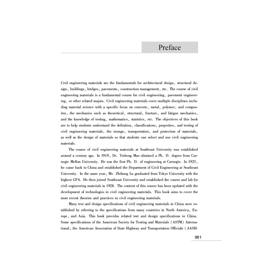 Sample pages of Civil Engineering Materials (ISBN:9787576602265)
