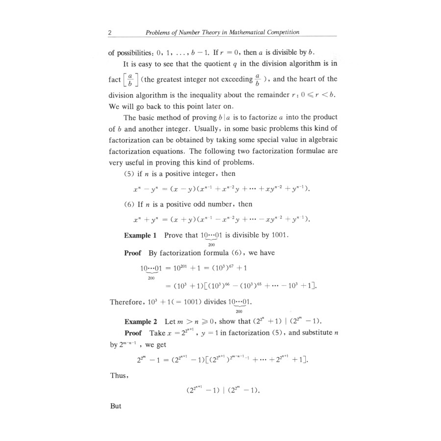 Sample pages of Problems of Number Theory in Mathematical Olympiad and Competitions (ISBN:9787519296117)