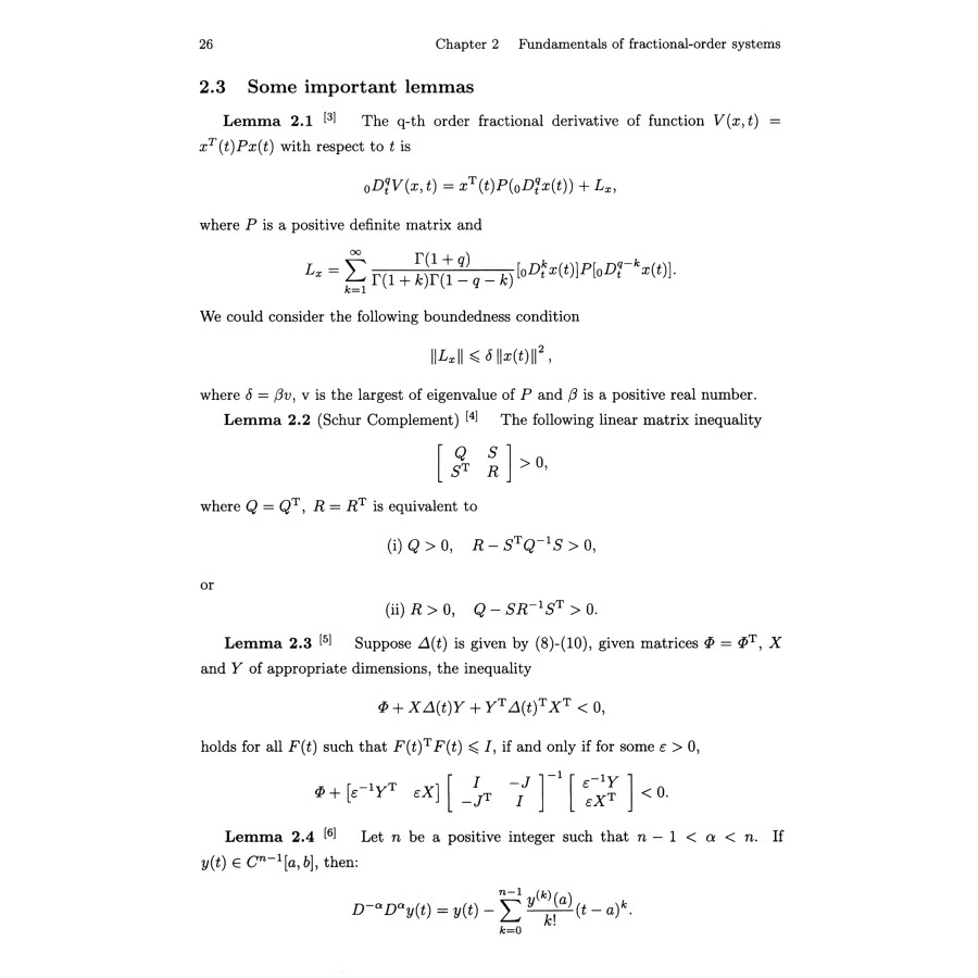 Sample pages of Stability Analysis and Synthesis of Fractional Order Nonlinear Systems (ISBN:9787030591937)