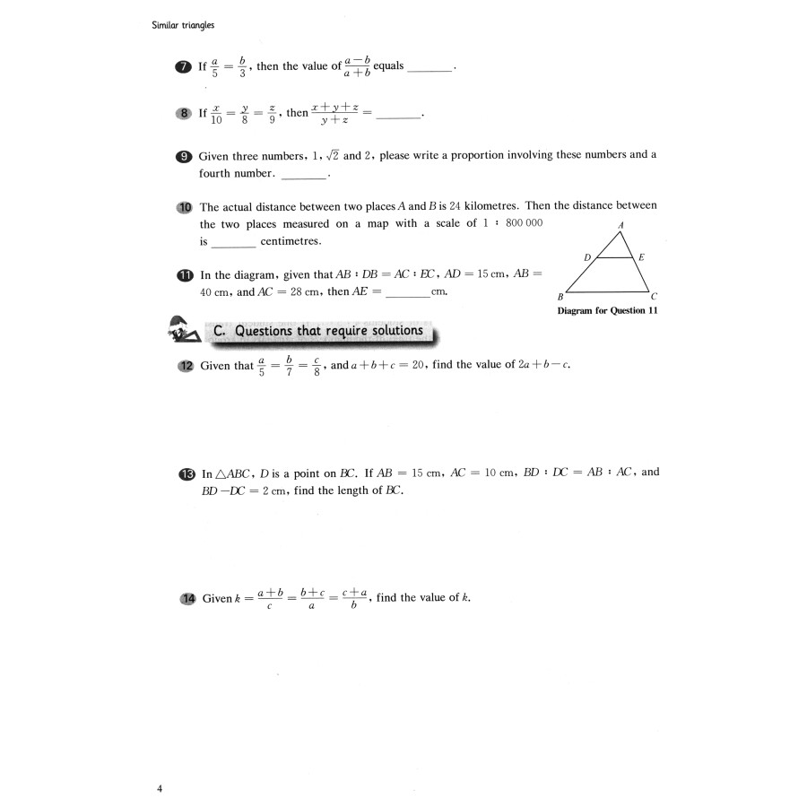 Sample pages of Shanghai Maths One Lesson One Exercise (2nd Edition) Grade 9 (ISBN:9787576006193)