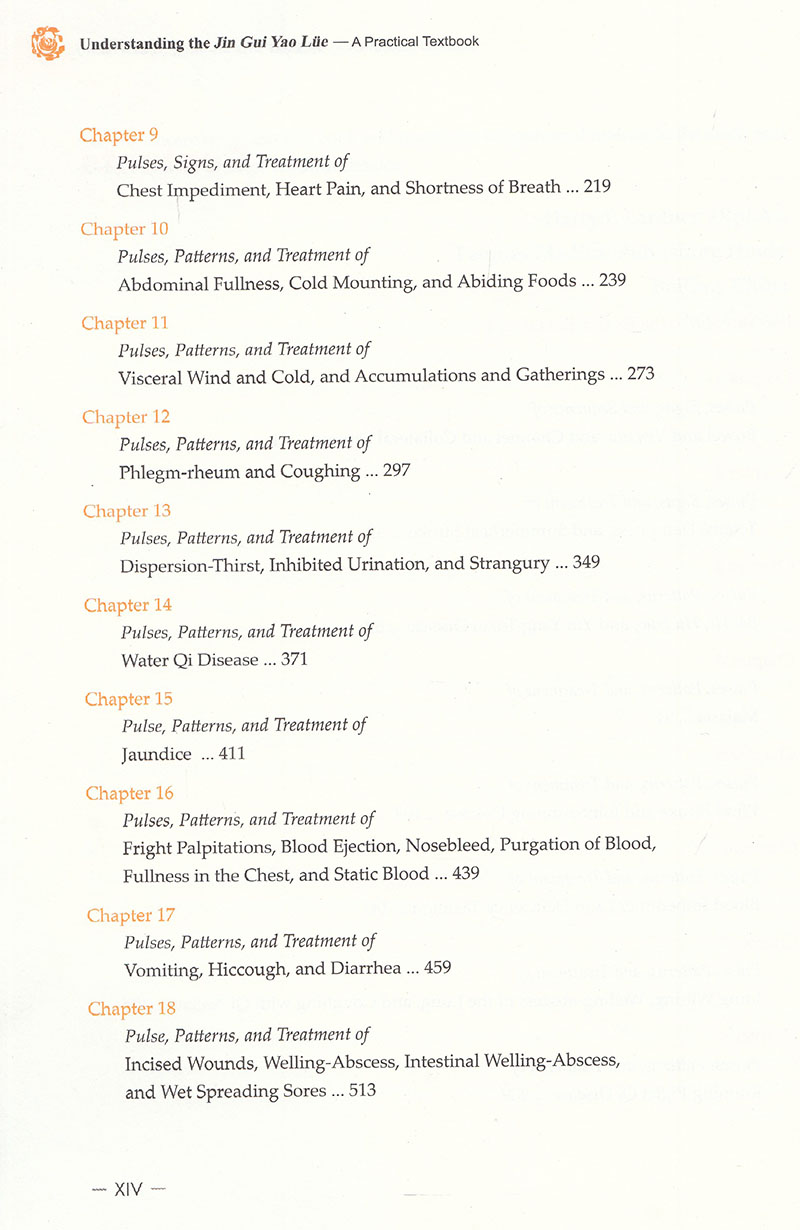 Table of contents: Understanding the Jin Gui Yao Lue - A Comprehensive Textbook (ISBN:9787117114059)