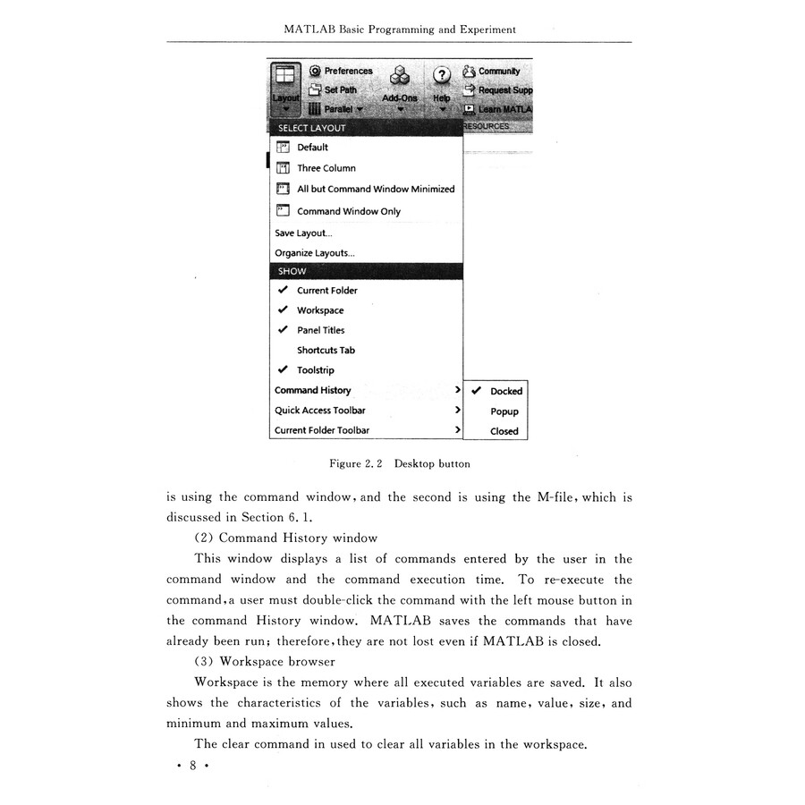 Sample pages of MATLAB – Basic Programming and Experiment (ISBN:9787564632205)