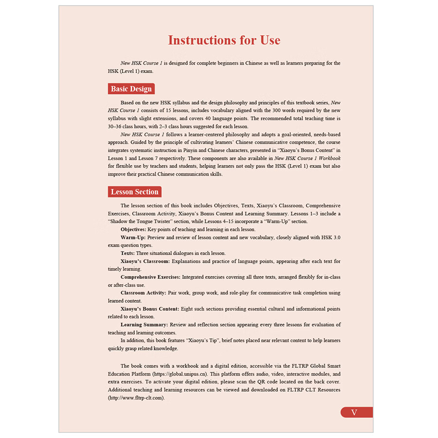 Sample pages of New HSK Course 1 (Offical Textbook for HSK 3.0) (ISBN:9787521367744)