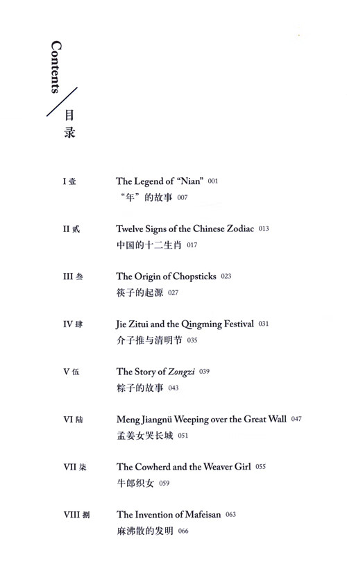 Table of contents: Reading Into China (2nd Edition): Folk Legends (with audio) (ISBN:9787521361827)