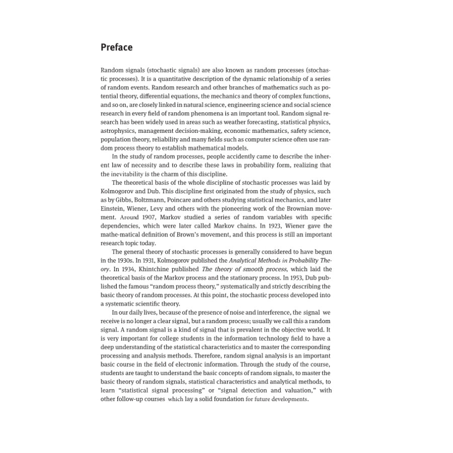 Sample pages of Random Signal Processing (ISBN:9787030551849)