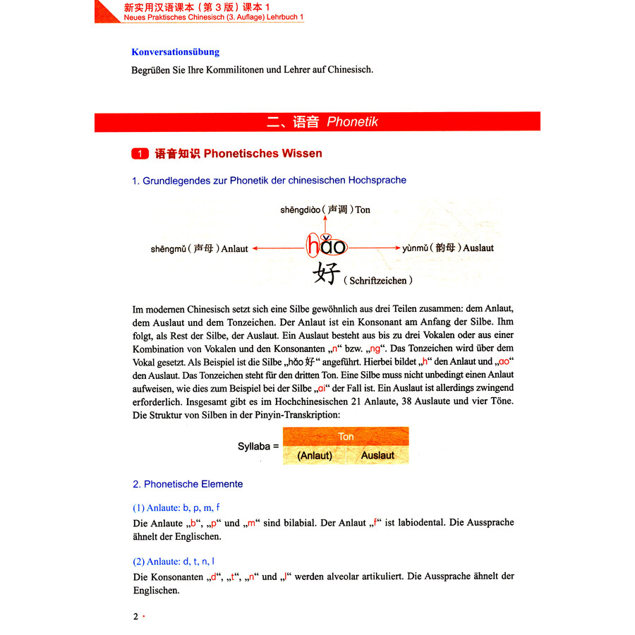 Sample pages of Neues Praktisches Chinesisch (3. Auflage) Lehrbuch 1 (ISBN:9787561950319)