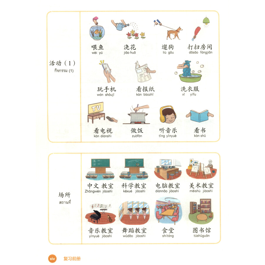 Sample pages of I Love Chinese: Thai Primary School Chinese Textbook Level 6 (Grade 6) (ISBN:9787521333473)