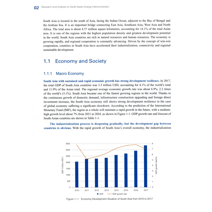 Sample pages of Research and Outlook on South Asian Energy Interconnection (ISBN:9787519857905)