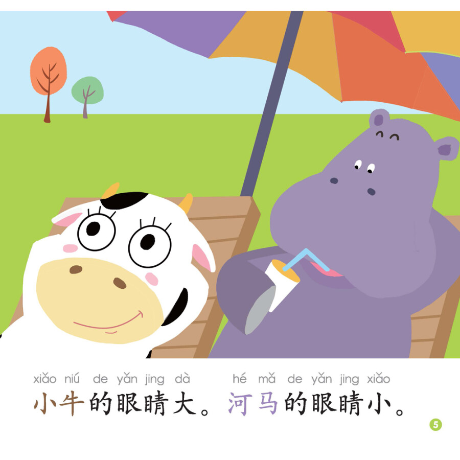 Sample pages of Rainbow Dragon Graded Chinese Reader: Level 1: Body (5 books) (ISBN:9787513599443)