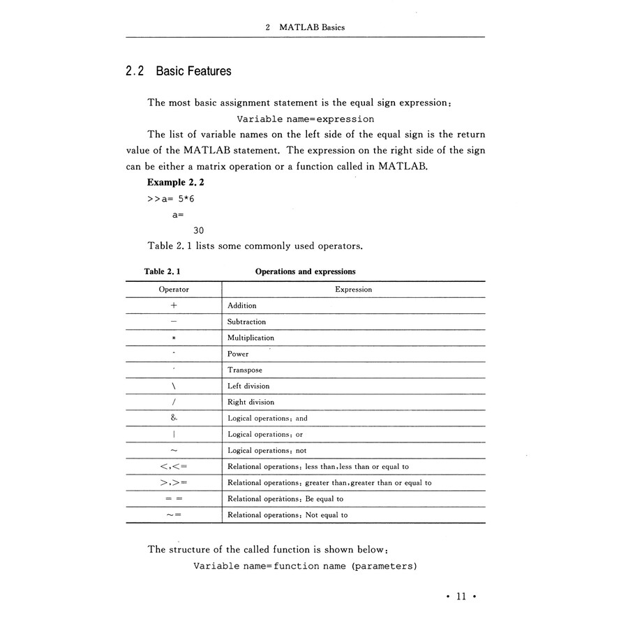 Sample pages of MATLAB – Basic Programming and Experiment (ISBN:9787564632205)