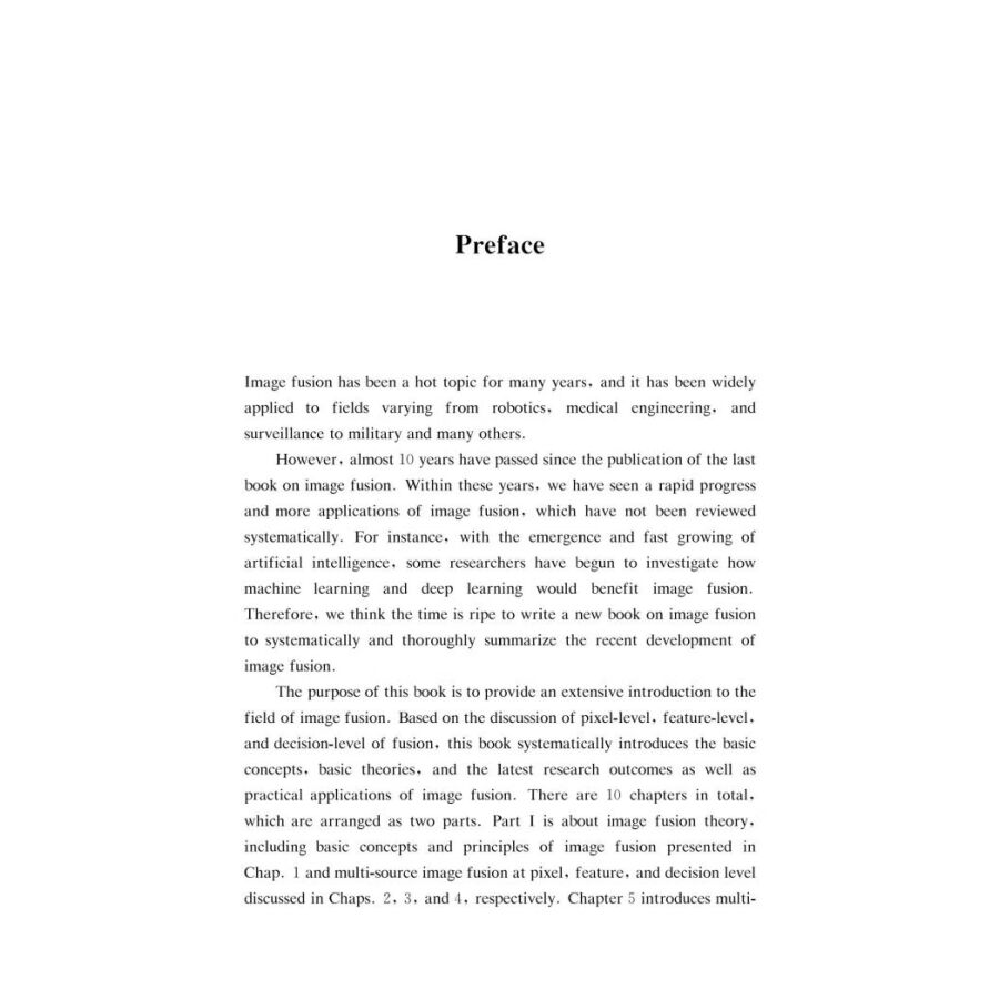 Sample pages of Image Fusion (ISBN:9787313241320)
