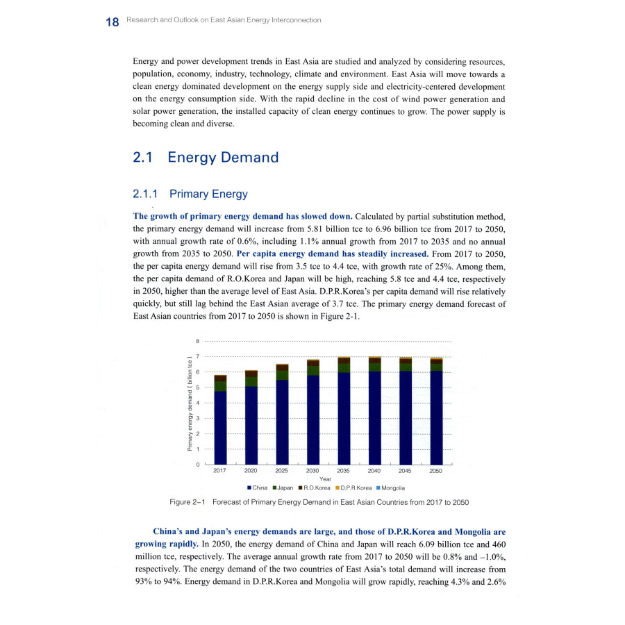 Sample pages of Research and Outlook on East Asian Energ Interconection (ISBN:9787519858056)