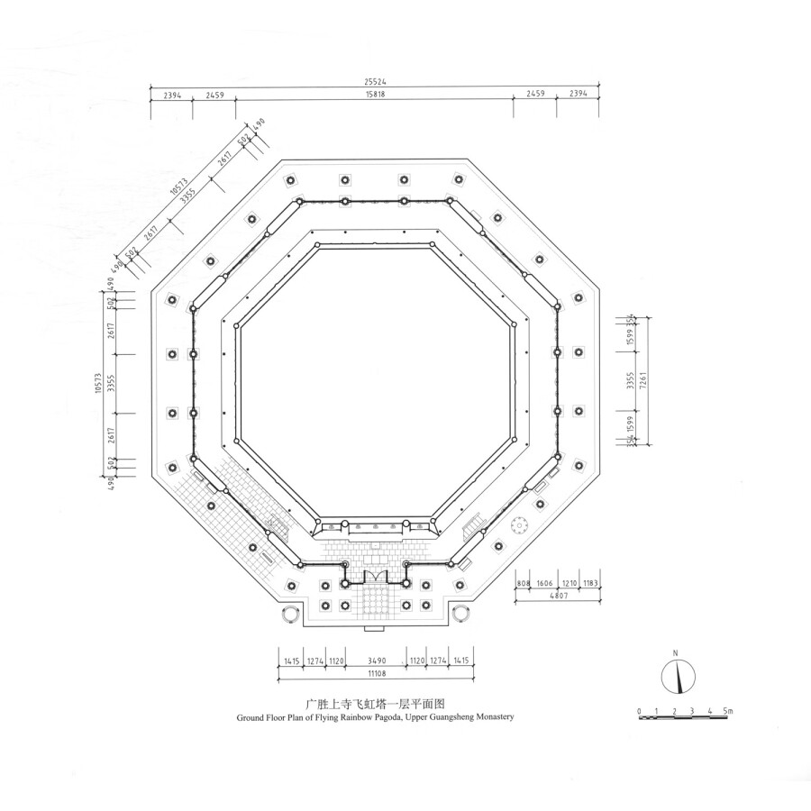 Sample pages of Traditional Chinese Architecutre Surveying and Mapping Series: Religions Architecutre - ARCHITECTURE COMPLEX OF HONGTONG (ISBN:9787112245598)