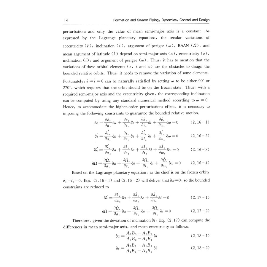 Sample pages of Formation and Swarm Flying: Dynamics, Control and Design (ISBN:9787512428775)