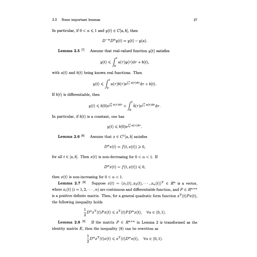 Sample pages of Stability Analysis and Synthesis of Fractional Order Nonlinear Systems (ISBN:9787030591937)