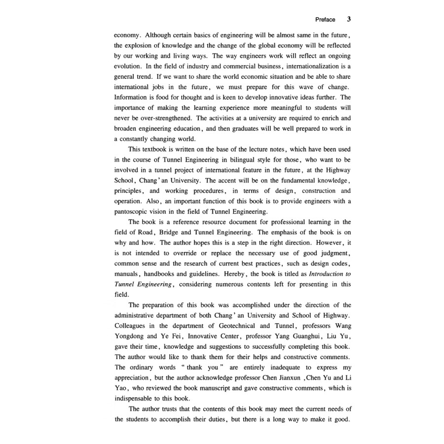 Sample pages of Introduction to Tunnel Engineering (ISBN:9787114166587)