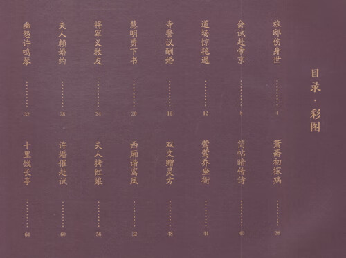 Table of contents: Dai Dunbang's Illustrations of Romance of the Western Bower (ISBN:9787119140711)