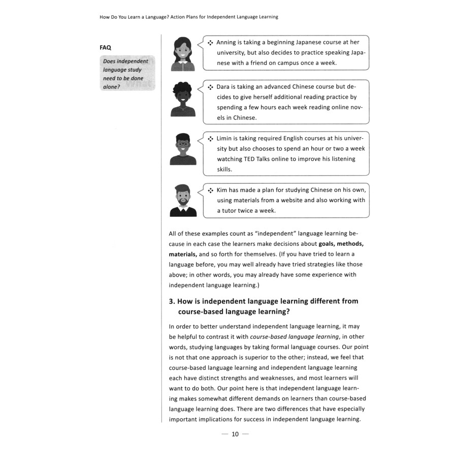 Sample pages of How Do You Learn a Language? Action Plans for Independent Language Learning (ISBN:9787305272806)