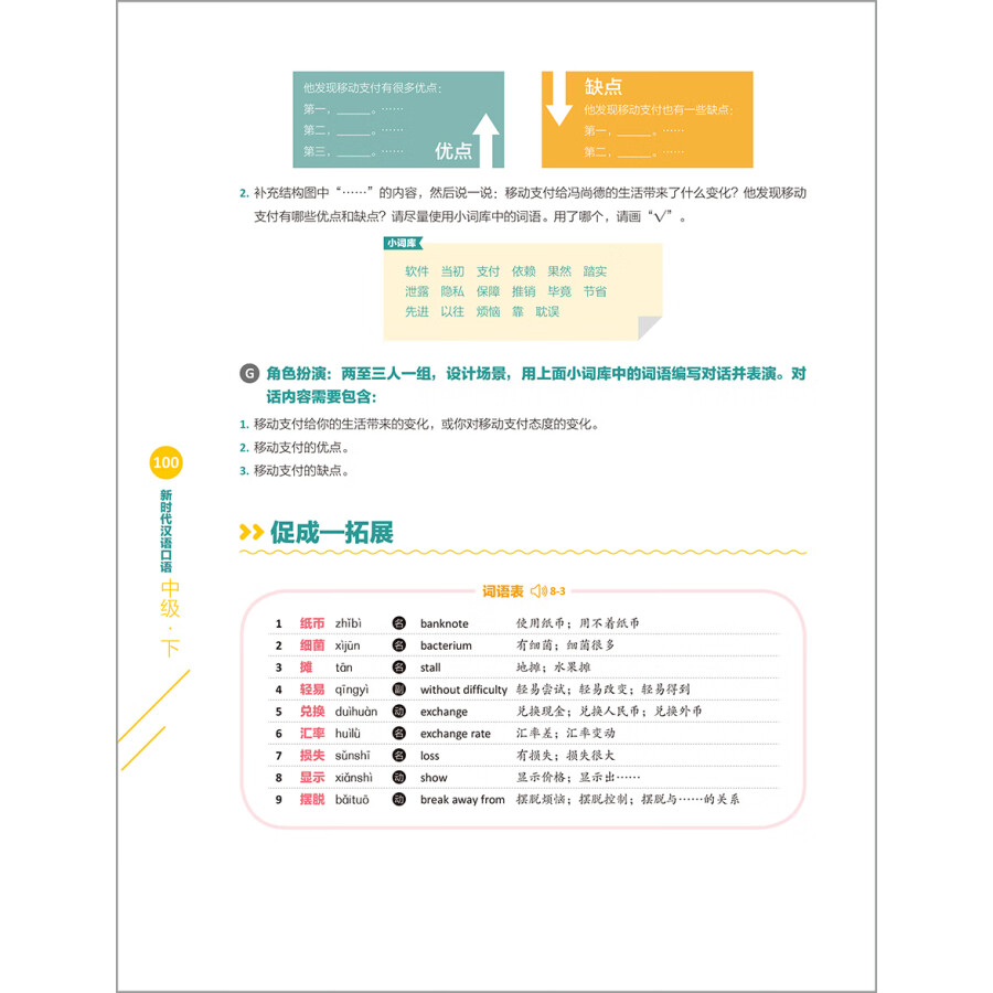 Sample pages of New Era Spoken Chinese Series Intermediate Level 2 (ISBN:9787521339451)