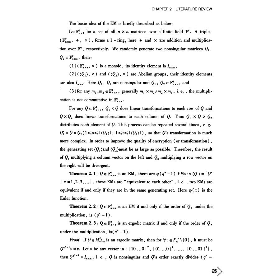 Sample pages of Ergodic Matrix and Temporal-Based Information Security and Their Applications in Anti-Counterfeiting and Tampering Detection for RFID of Agricultural Products (ISBN:9787513045100)
