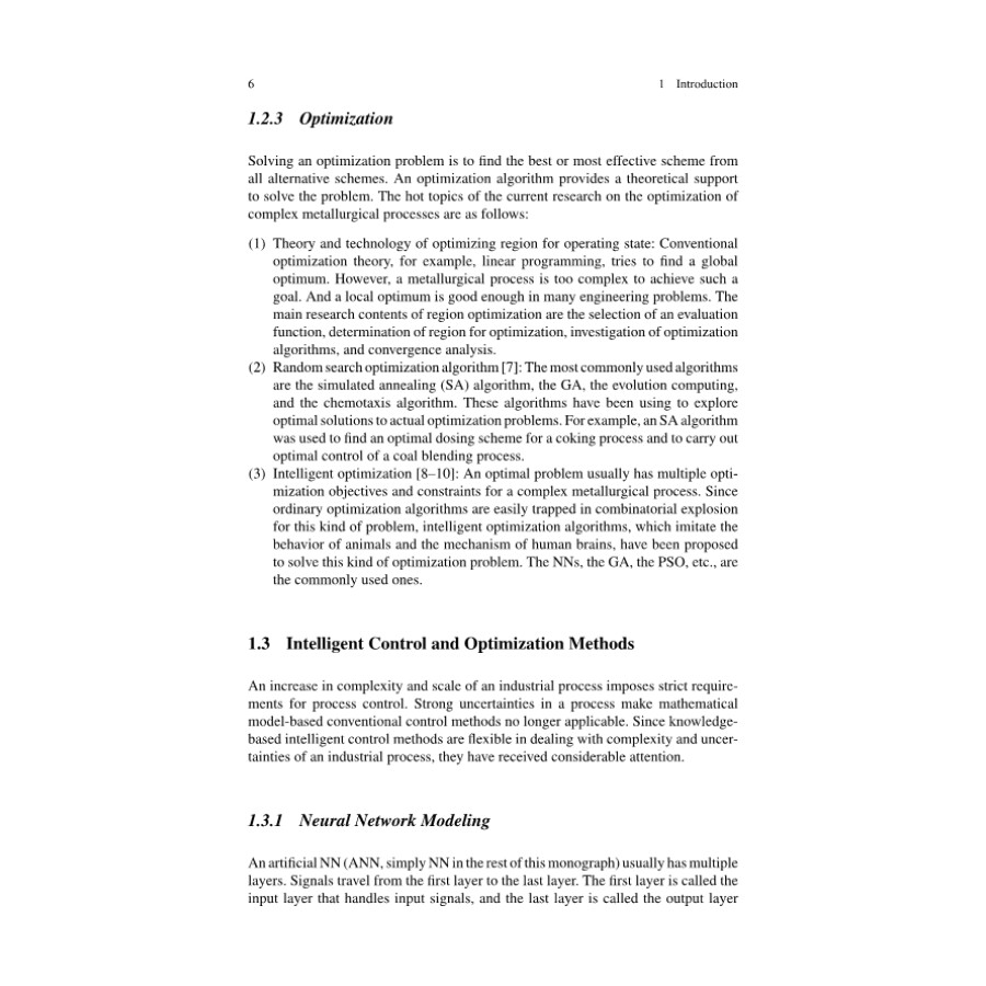 Sample pages of Intelligent Optimization and Control of Complex Metallurgical Processes (ISBN:9787030628855)