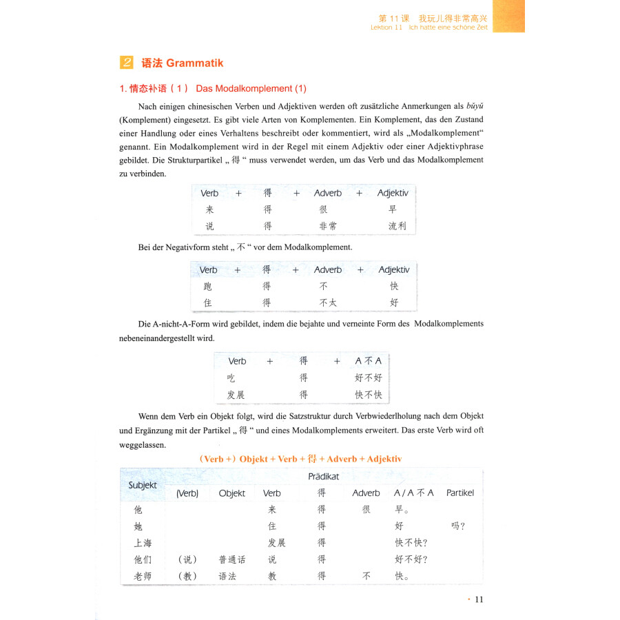 Sample pages of New Practical Chinese Reader (3rd Edition, Annotated in German) Textbook 2 (ISBN:9787561961308)
