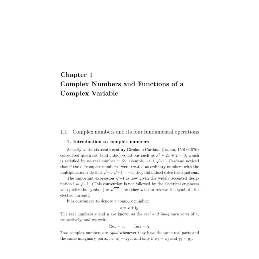 Sample pages of Functions of a Complex Variable and Integral Transforms (ISBN:9787030193513)