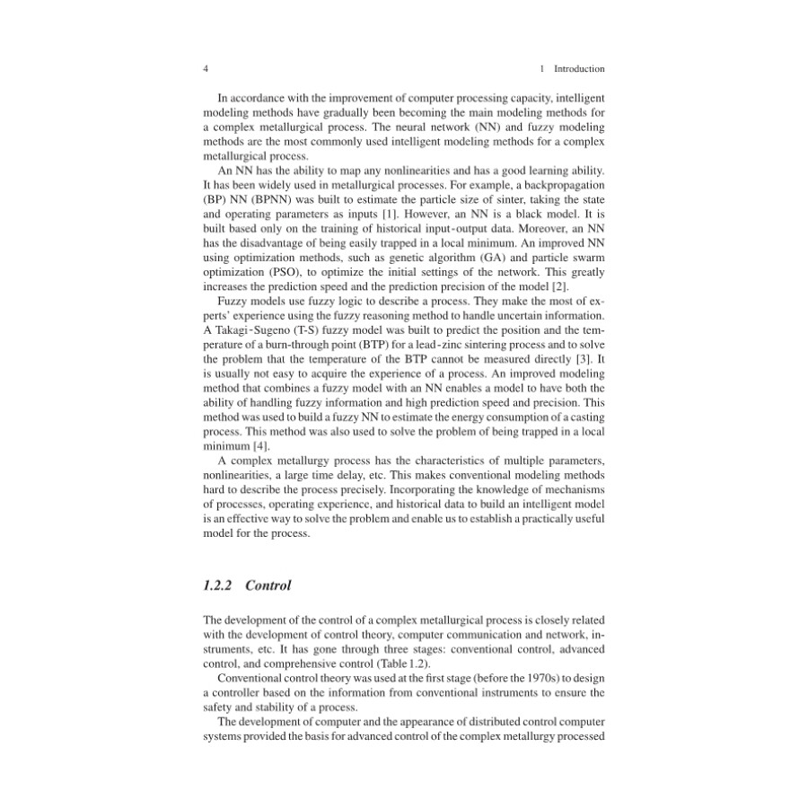Sample pages of Intelligent Optimization and Control of Complex Metallurgical Processes (ISBN:9787030628855)